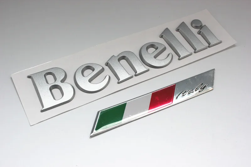 Стикеры мотоцикла 3D Стерео логотип графика комплект для Benelli BN600 TNT600 Stels600 Keeway RK6 BN302 vespa серебряный цвет