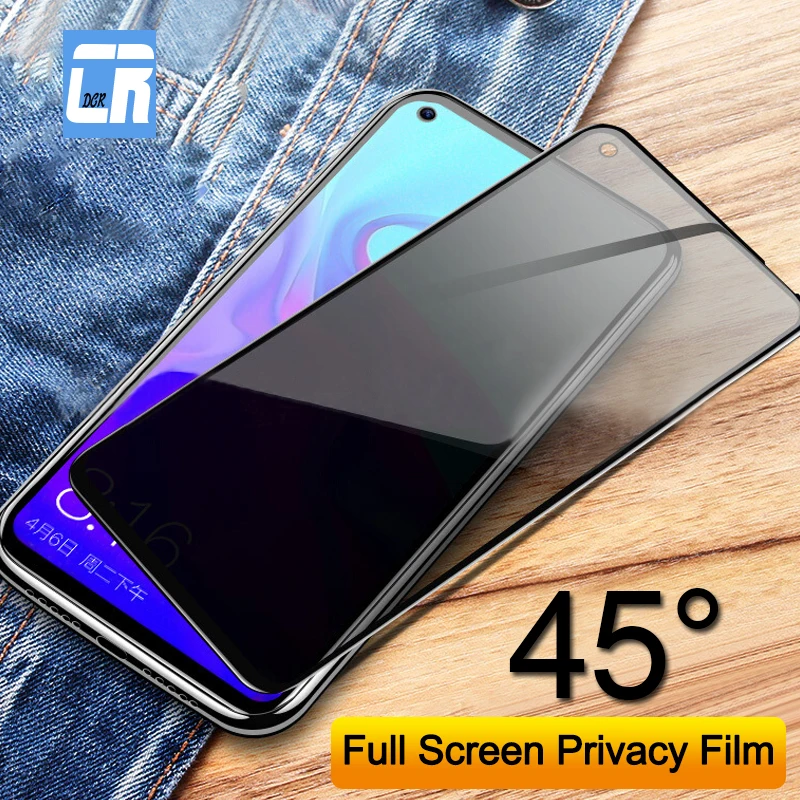 Антишпионское закаленное стекло для защиты экрана Huawei Nova 4 3i 3E 2i 5t 7i Y9 2019