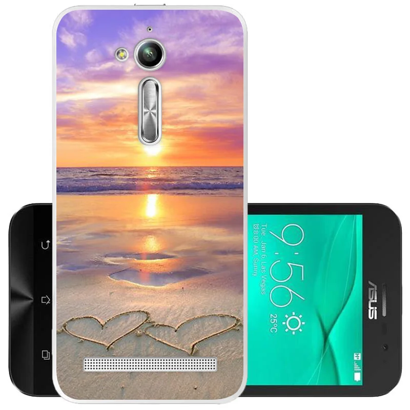 Чехол CaseRiver TPU 5," для Asus Zenfone Go ZB500KL, мягкий силиконовый чехол с милым рисунком, чехол для Asus Zenfone Go