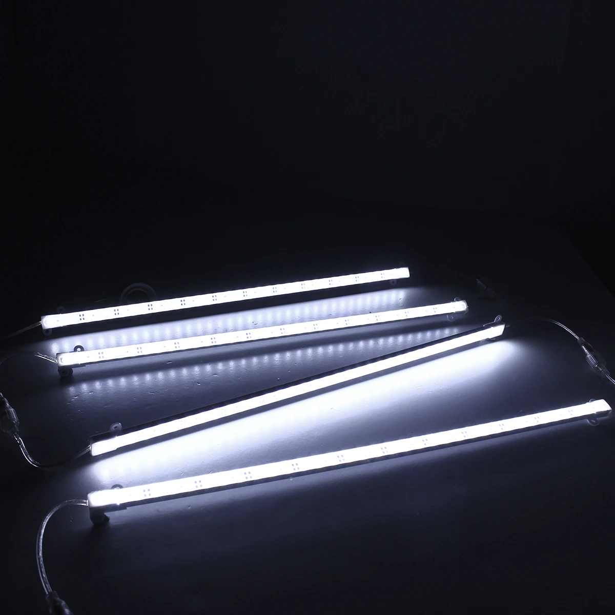 4X50 см светодиодный жесткий линейный светильник бар 5630SMD Водонепроницаемый 36 светодиодный жесткой полосы света шкафа лампа+ дистанционный Управление DC12V - Испускаемый цвет: Холодный белый
