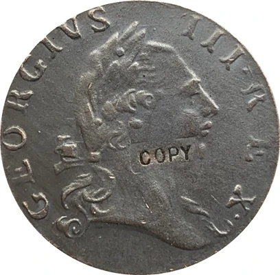 

Копия монет США, колониальные проблемы, 1773