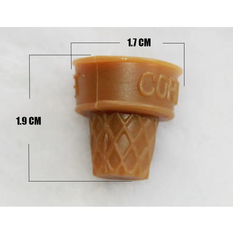 20 шт./лот миниатюрные конусы для мороженого имитация изделий самостоятельного