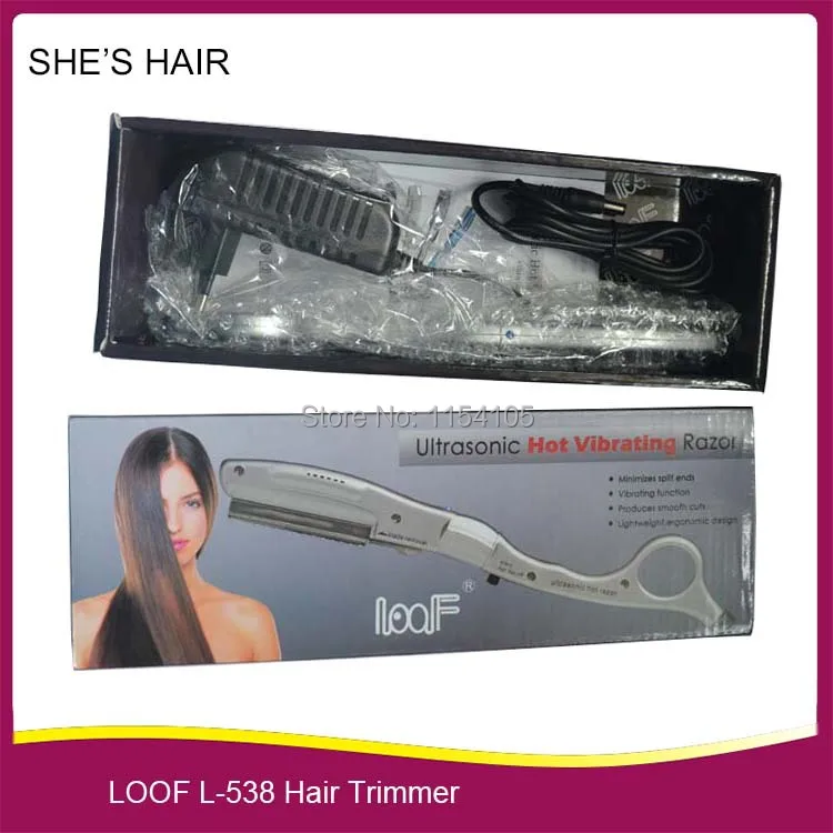 Top quality LOOF ultrasonic hot vibrating razor for hair cut Sliver Color Wholesale human extension beauty salon use | Бытовая техника