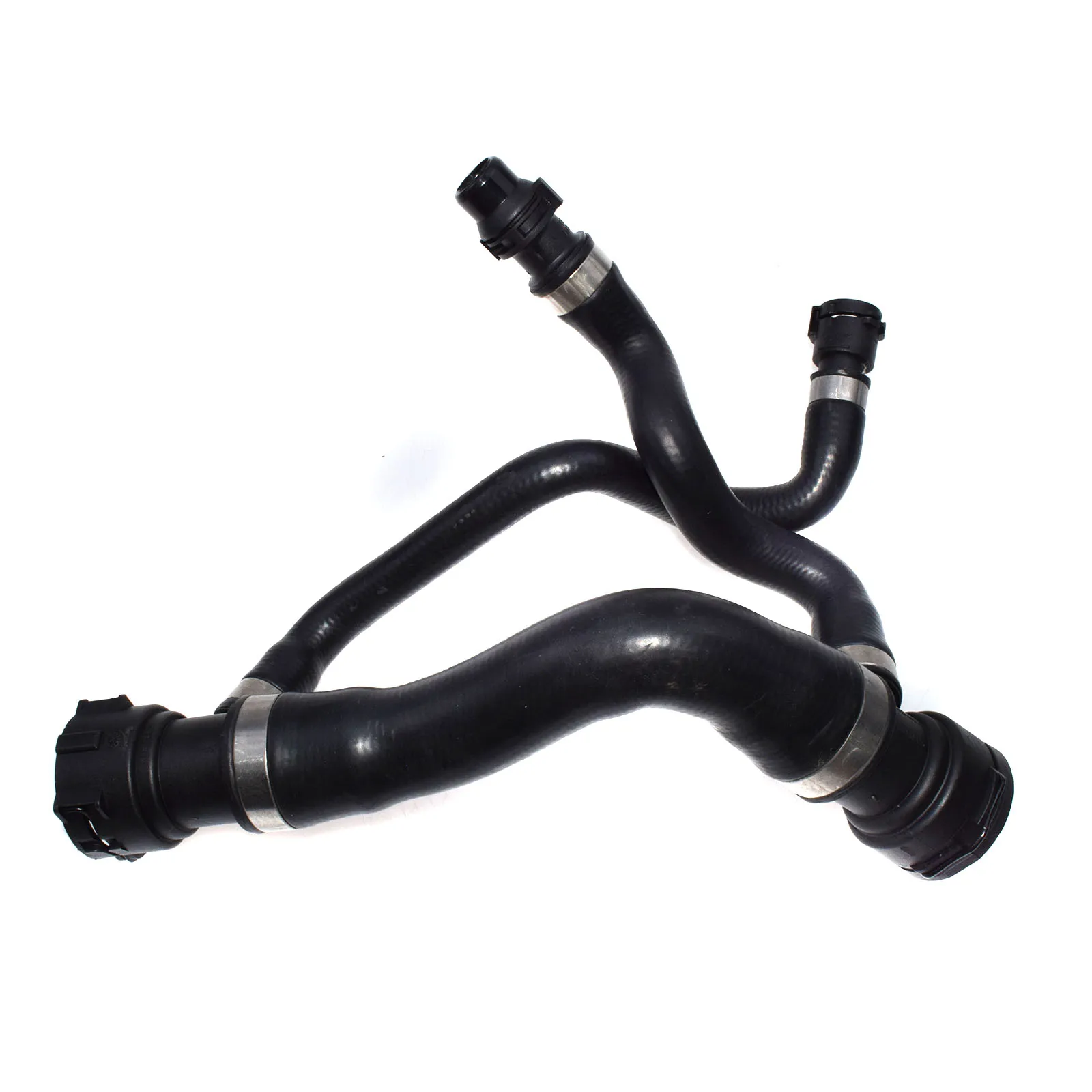 WOLFIGO Набор Радиатор охлаждения верхний и нижний шланг датчик для BMW E60 E61 525i 530i 525Xi