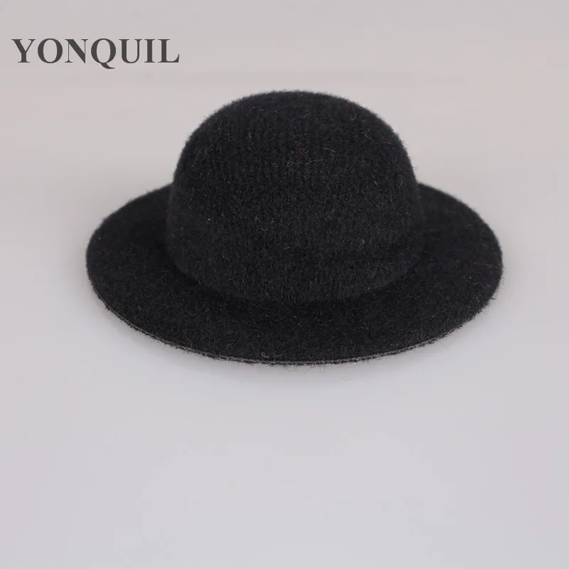 7 см Мини Топ шляпа милая девочка chapeau головной убор DIY аксессуары для волос bowler вечерние события очарование база детская прическа многоцветный