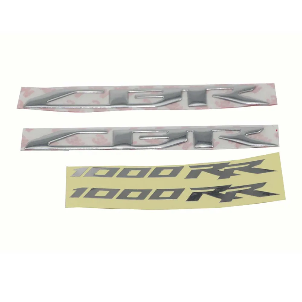 KODASKIN Мотоцикл 3D эмблема Raise наклейки Наклейка для Honda CBR1000RR 2008 2015 серебряный или