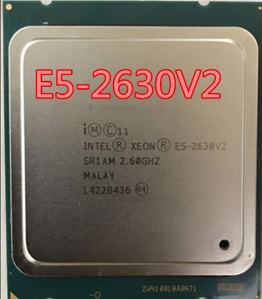 Серверный процессор Intel Xeon E5 2630 V2 SR1AM 2 6 ГГц ядер LGA2011 2630V2 15 Мб|Процессоры| |
