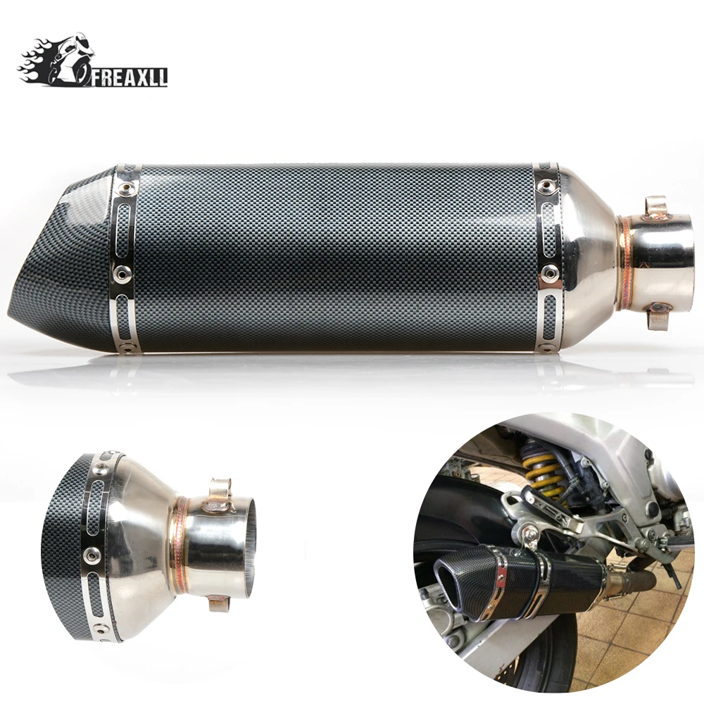 

Универсальная Модифицированная выхлопная труба для мотогонок, 36-51 мм, подходит для большинства мотоциклов, квадроциклов, скутеров, YAMAHA XT 600