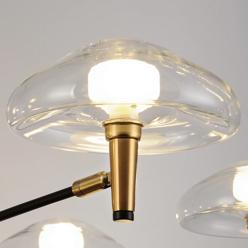 Modern Crystal Led Chandeliers Lighting Chrome Metal Living Room Pendant Chandelier Lights Dining Hanging Lamp Fixtures | Освещение