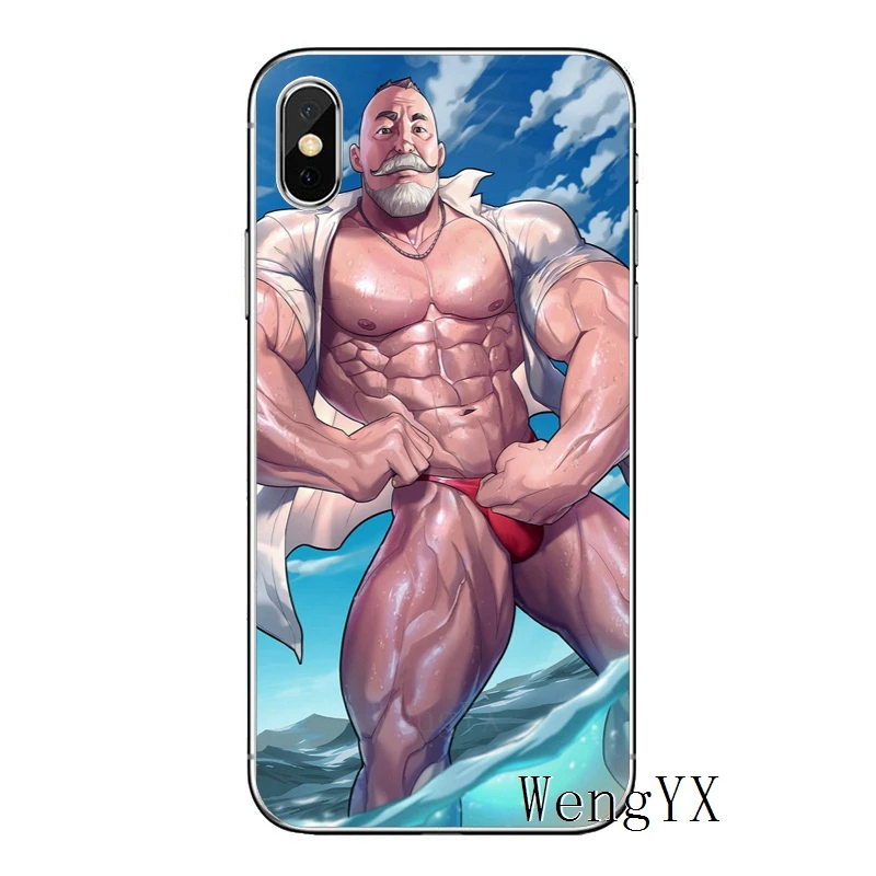 Мягкий чехол для телефона из ТПУ для Apple iPhone 8 7 plus 6s 6 plus X XR XS Max SE 5S 5c 5 4S 4 - Цвет: men-gay-A-02
