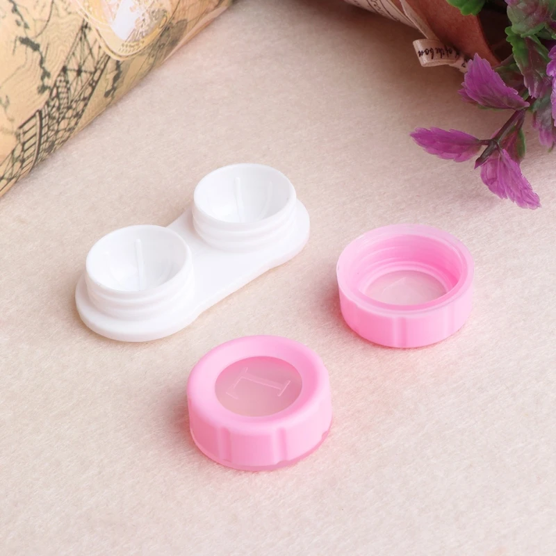 1 set Contact Lens Case Eyes Care Kit Holder Container Gift Travel Portable Accessaries