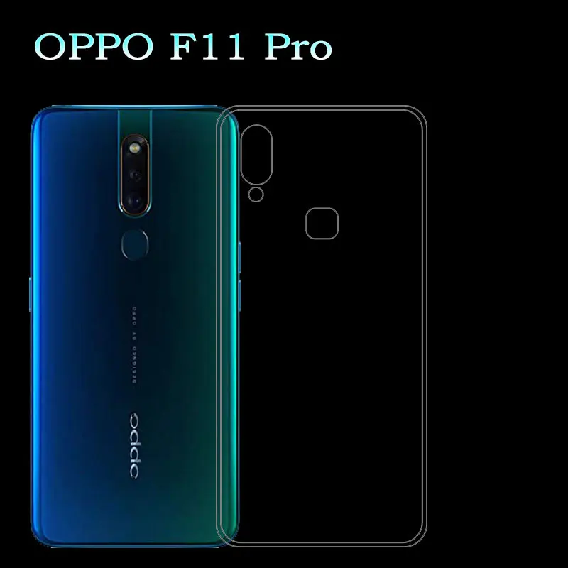 Для OPPO F11 Pro F11Pro чехол для телефона ультра-тонкий прозрачный ТПУ Силиконовый Fundas