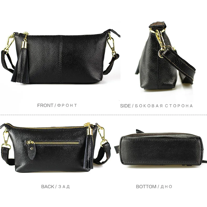 2019 из натуральной кожи женские сумки мессенджеры через плечо с кисточками