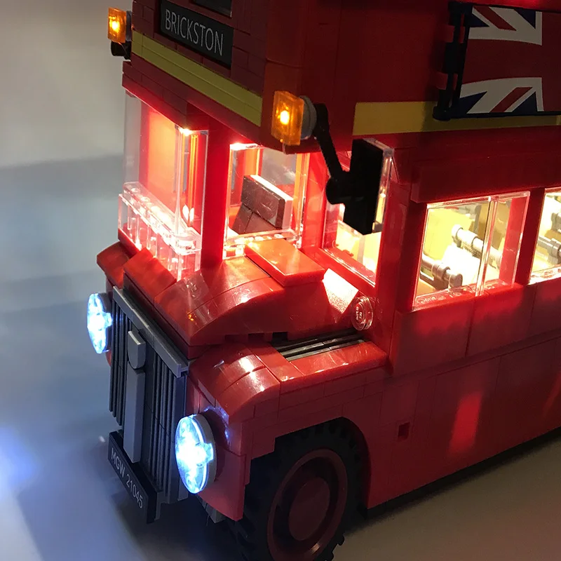 Свет набор для LEGO Technic 10258 Лондонский автобус кирпичи Совместимость 21045 блоков