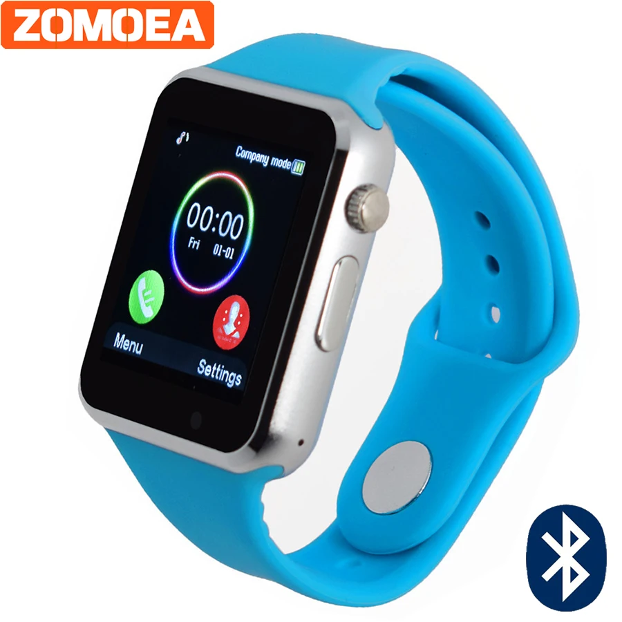 Bluetooth Smart Watch для телефона Android Поддержка SIM/TF Reloj inteligente наручные Спорт камеры sim
