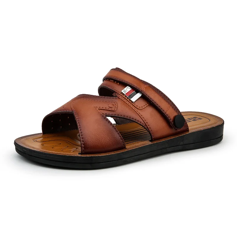 

Turritopsis nutricula Men Sandals Fashion leather Summer Shoes Sandals