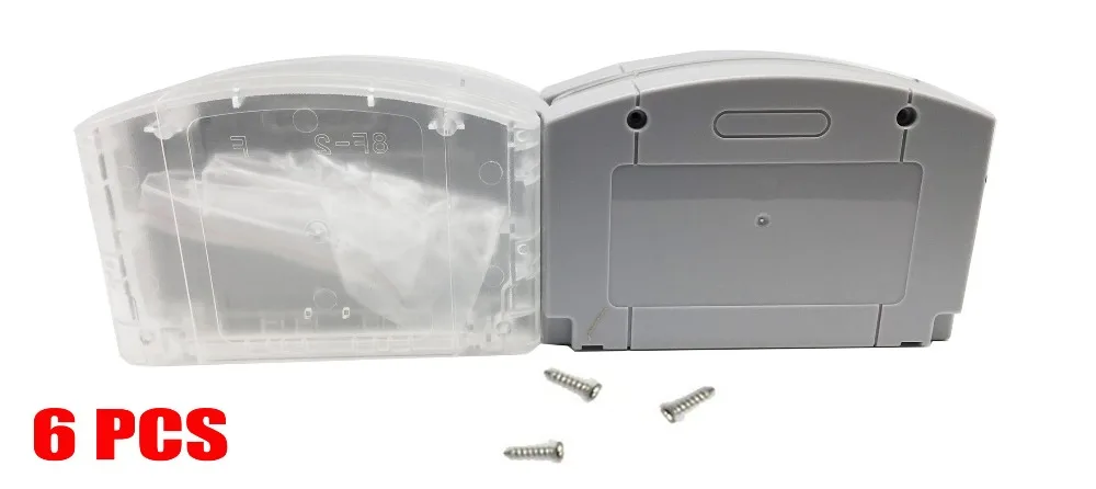 Ruitroliker 6 шт. чехол для корпуса картриджа карты Nintendo 64 N64 с 2 3 8 мм защитные