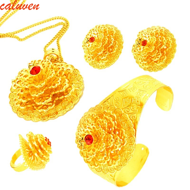 Эфиопские Ювелирные наборы золотые ювелирные изделия