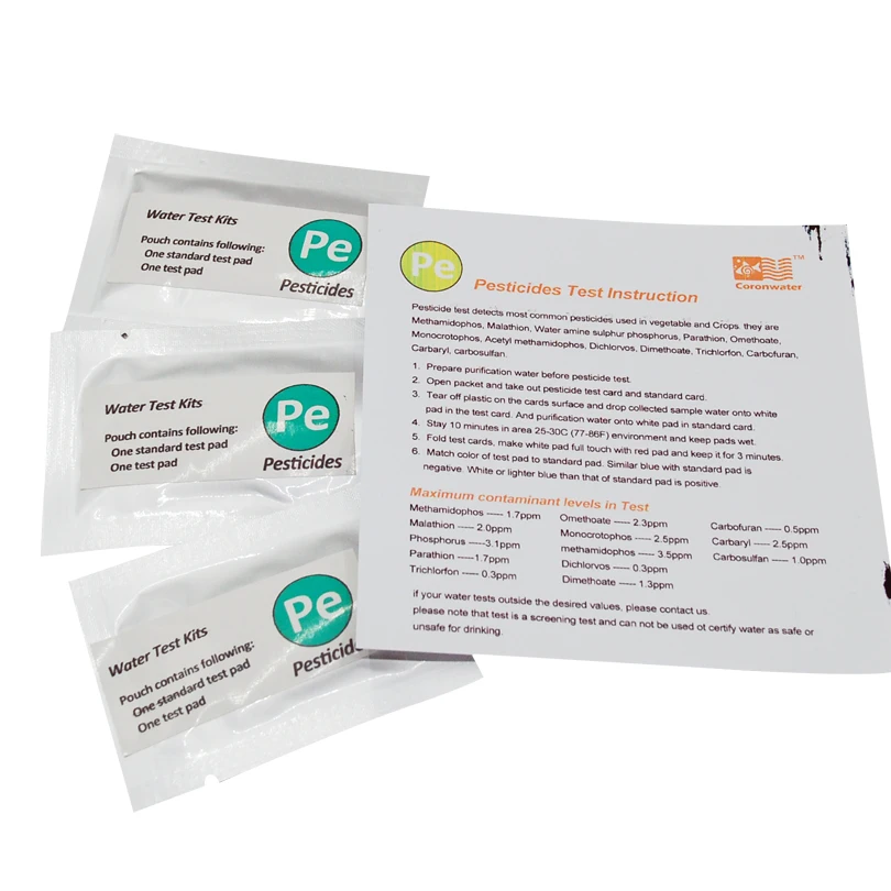 Домашние пестициды наборы для тестирования питьевой воды фильтр воды|Запчасти
