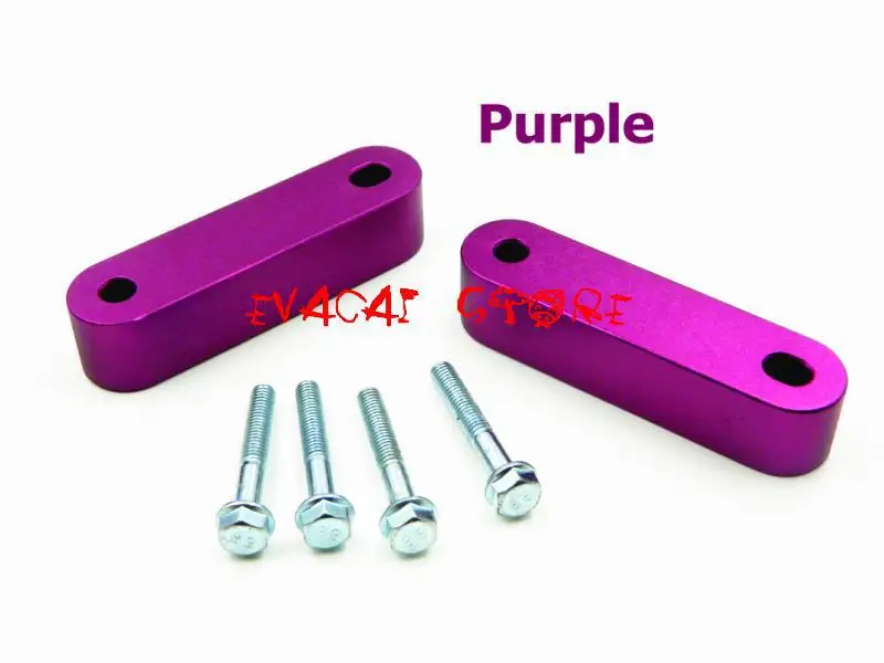 2 шт. новый фиолетовый алюминиевый капот spacer стояки для honda 1988 2000 civic 92 95eg/96 00ek|risers