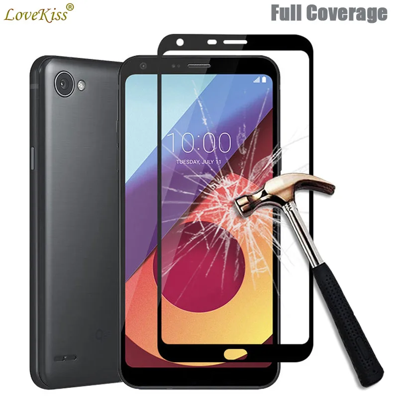 Полноэкранное Защитное стекло для LG Q6 защитная пленка Q6a Alpha Plus + M700N M700a защитный