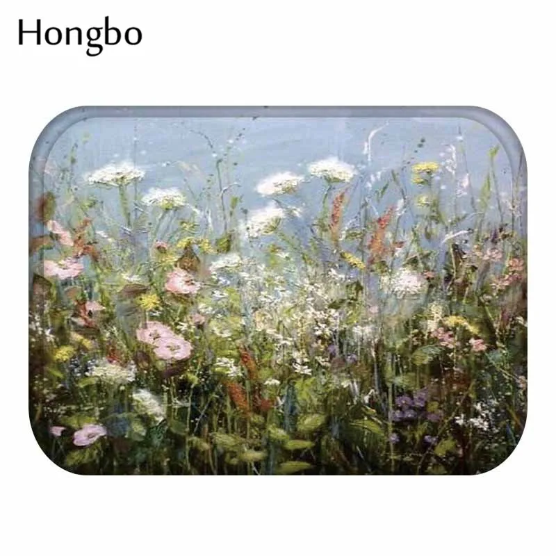 Hongbo нескользящий коврик для двери с масляной краской, коврик для коридора, коврик для входной двери, коврик для дома, для дома, для улицы, Декор - Цвет: 12