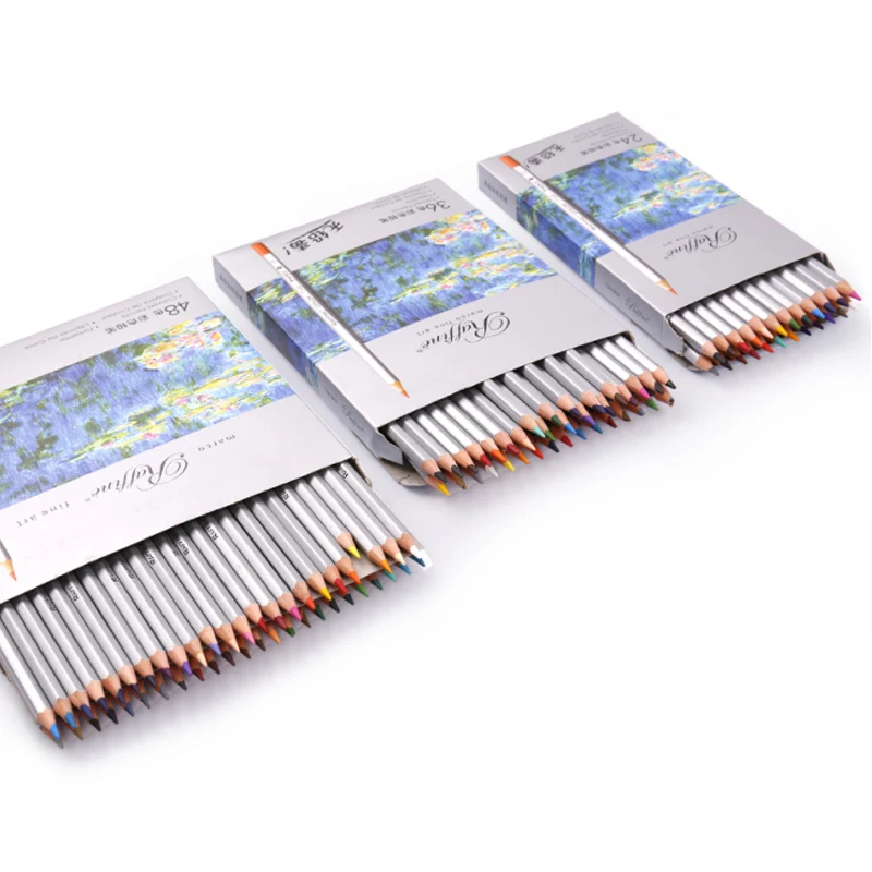 Цветной карандаш для рисования Marco Raffine 72 цвета нетоксичный изобразительного