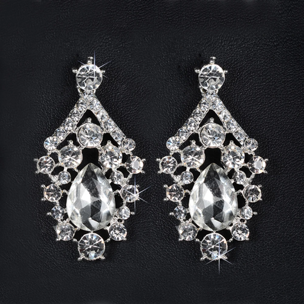 Ювелирный Комплект из колье и серёг с австрийским кристаллом | Украшения