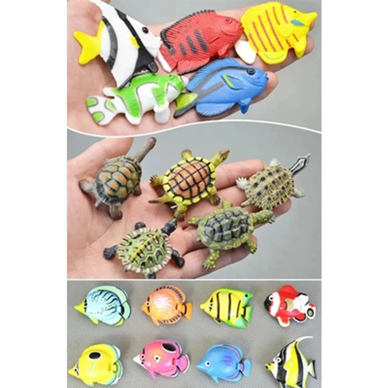 1 комплект Аниме Драконий жемчуг Z Пластик тропический рыба черепаха модель 5 см