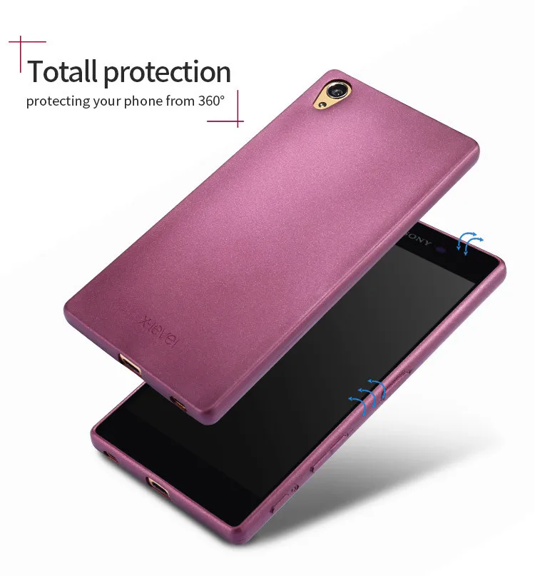 X-Level Guardian Мягкий матовый ТПУ чехол для sony Xperia Z5 Plus задняя крышка для sony Z5 Premium Z5+ E6833 E6853 E6883 силиконовый чехол