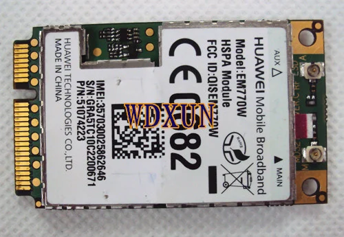 Разблокированный HUAWEI EM770W WWAN 3G HSDPA HSUPA PCI-E карта WCDMA / GSM EDGE EM770 | Компьютеры и офис