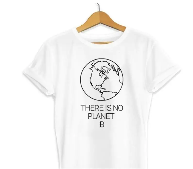 Женская футболка с принтом &quotЗемля нет планеты B&quot|Футболки| |