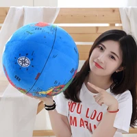 1pcs simulation globe earth world map plush toy pillow cushion baby doll puzzle gift boy ball girls gifts toys for children