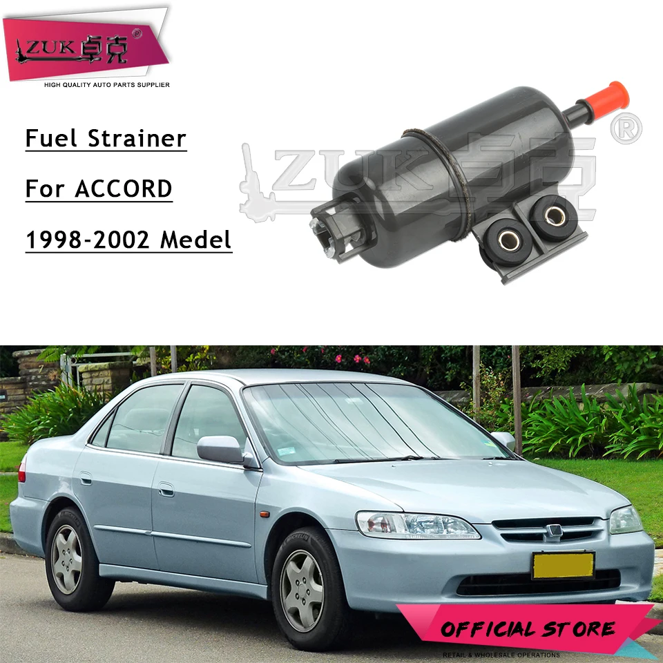 ZUK высококачественный топливный фильтр Fuel для HONDA CIVIC ES 2001-2002 ACCORD 1998-2002 ODYSSEY 02-04 CRV RD5 2002 STREAM 01-03