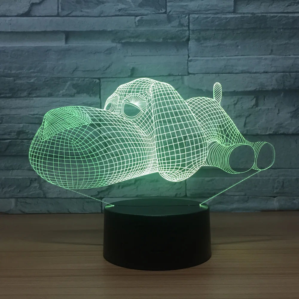 

Dog Lamp 3D Night Light Kids Toy LED 3D Touch Table Lamp 7 Colors Flashing LED Light Christmas Decoration for Home New Year Gift