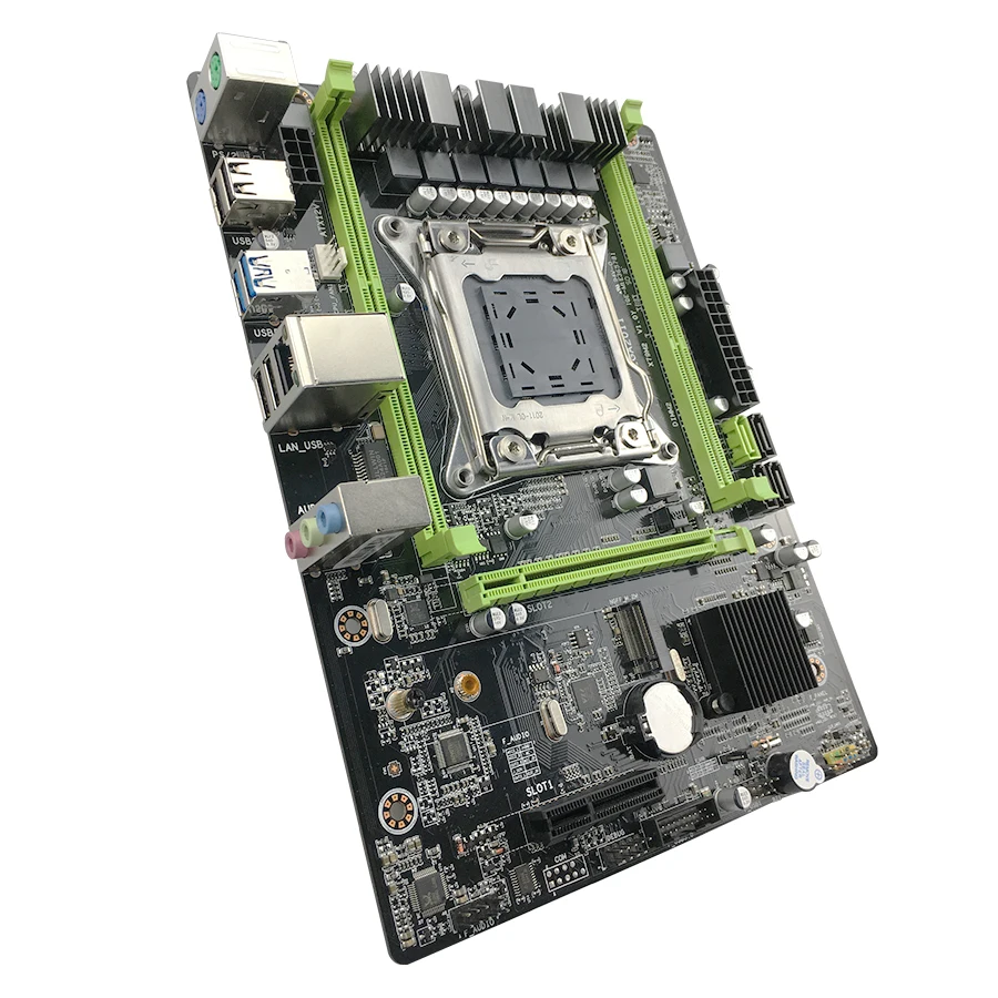 X79 M3 материнская плата LGA2011 ATX USB3.0 SATA3 PCI-E NVME M.2 SSD Поддержка REG ECC памяти и процессор
