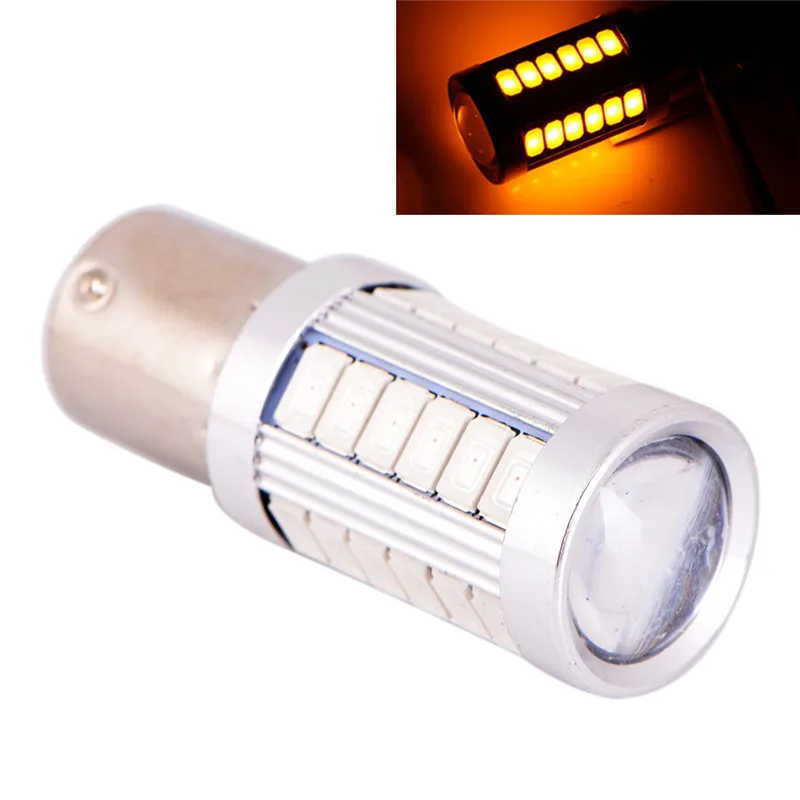1 шт. Авто Обратный светильник дневной ходовой 1156 BA15S P21W 33 led 5630 5730 smd красный белый