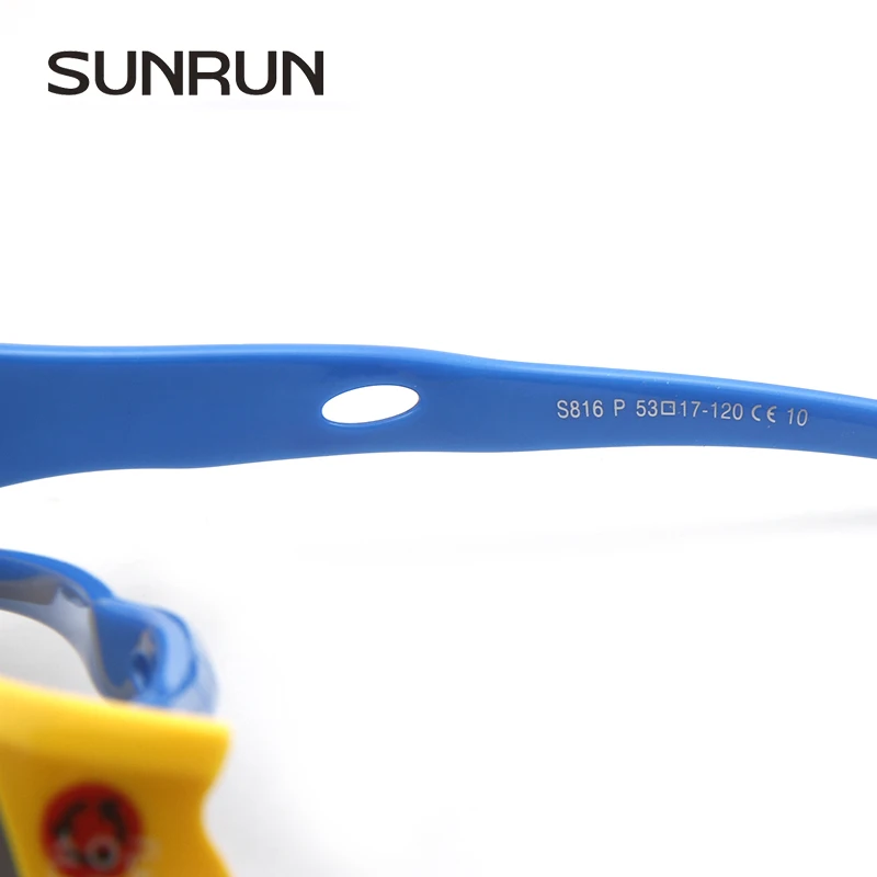 SUNRUN детская поляризованные солнцезащитные очки детские по уходу за детьми УФ
