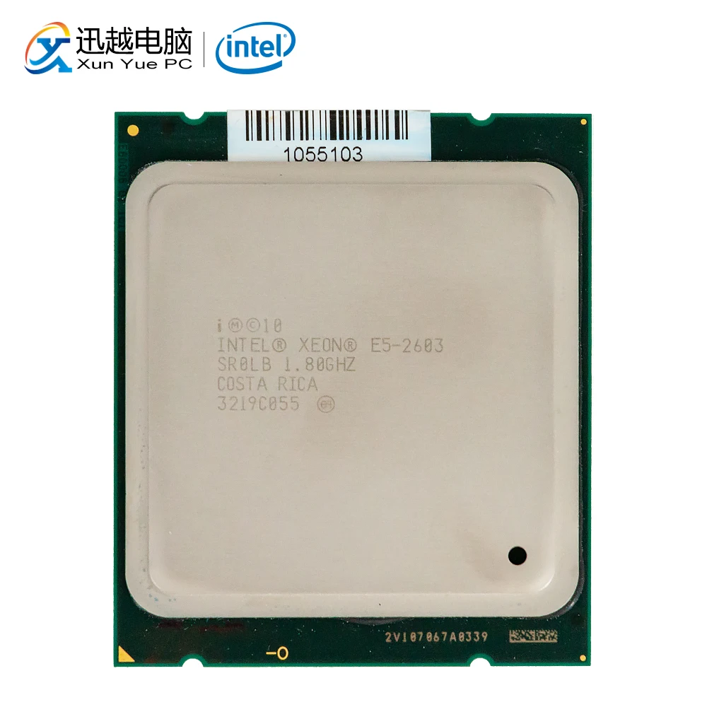 Процессор Intel Xeon 2603 для настольных ПК четырехъядерный 1 8 ГГц 10 Мб кэш памяти L3 LGA 2011