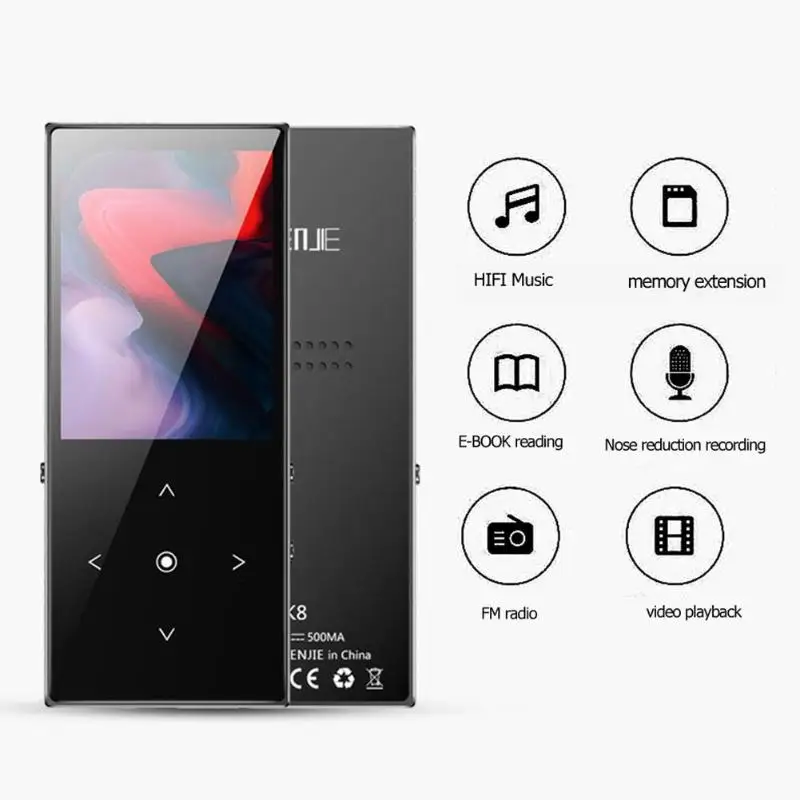 Для Benjie K8 HiFi MP4 плеер Walkman Lossless Recorder FM радио Электронная книга с