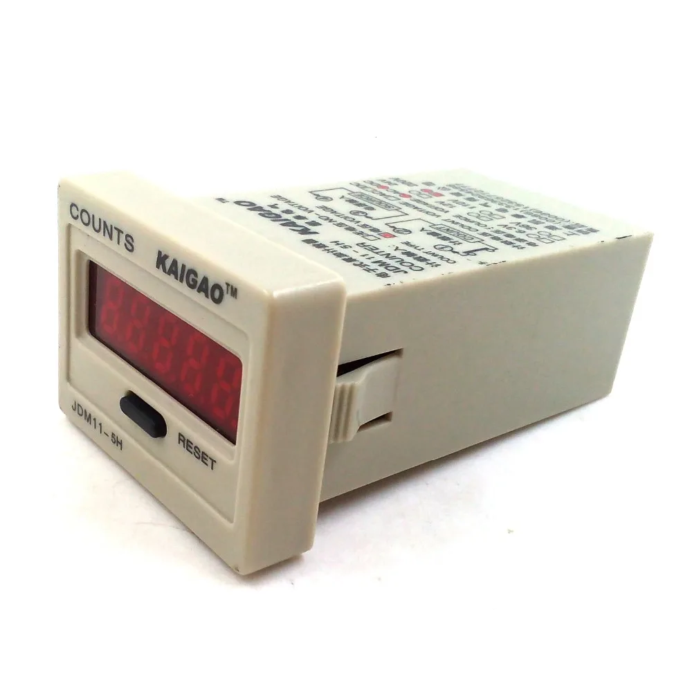Электронный счетчик 2 шт. 5 цифр светонепроницаемая память с подсчетом напряжения