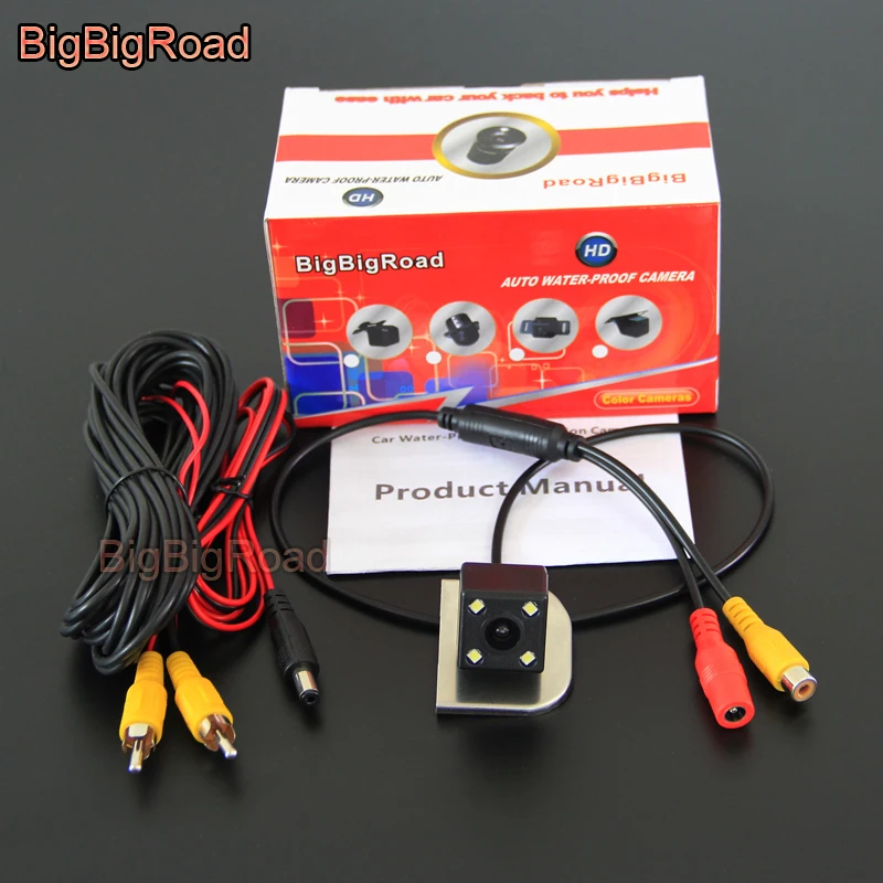 

BigBigRoad Car Rear View Backup Camera For ford focus MK3 2012 2013 2014 escort 2015 Parking Camera Waterproof night vision