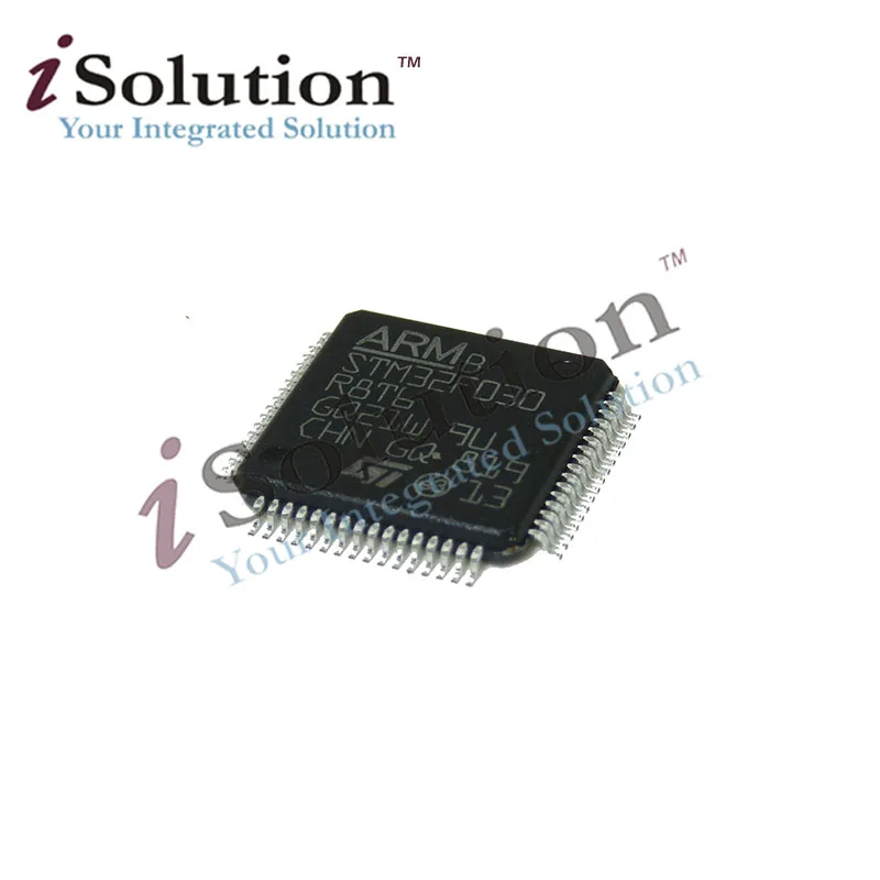STM32F030R8T6 LQFP64 MCU 32 bit STM32 ARM Cortex M0 RISC 64KB Flash 2 5 V/3 3 V Новый и оригинальный|lot|lot lotlot 5pcs |
