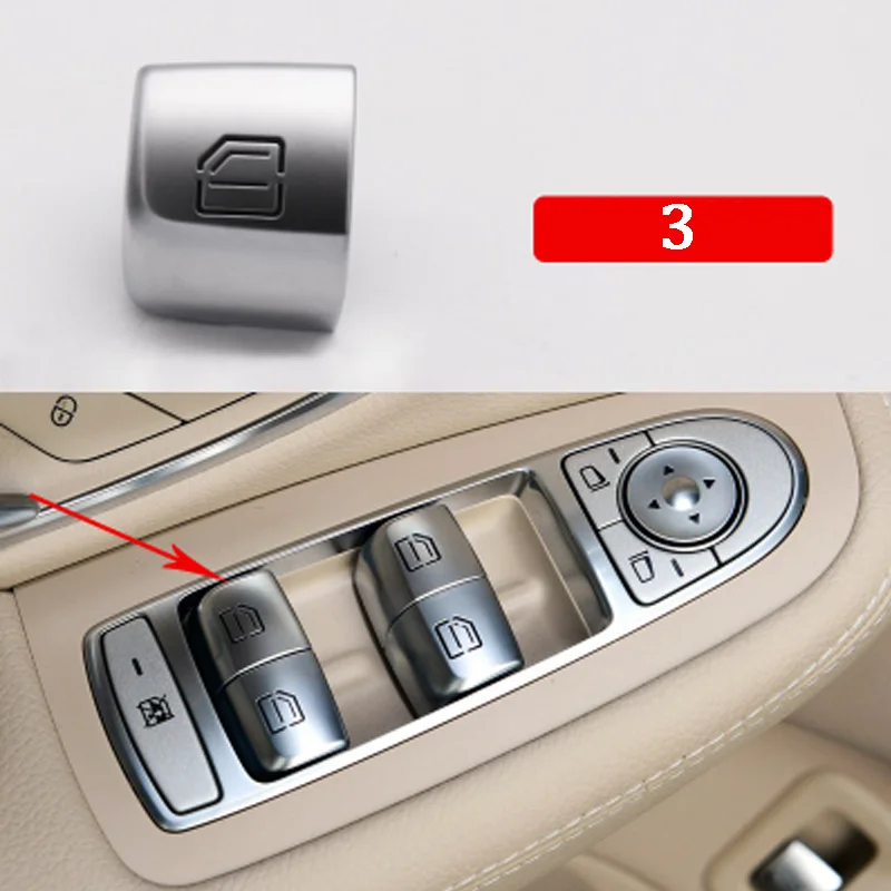 Автомобильный внутреннее окно Стекло Кнопка подъема переключатель для Mercedes Benz C class W205 C180 C200 C260 C300 C63 W204