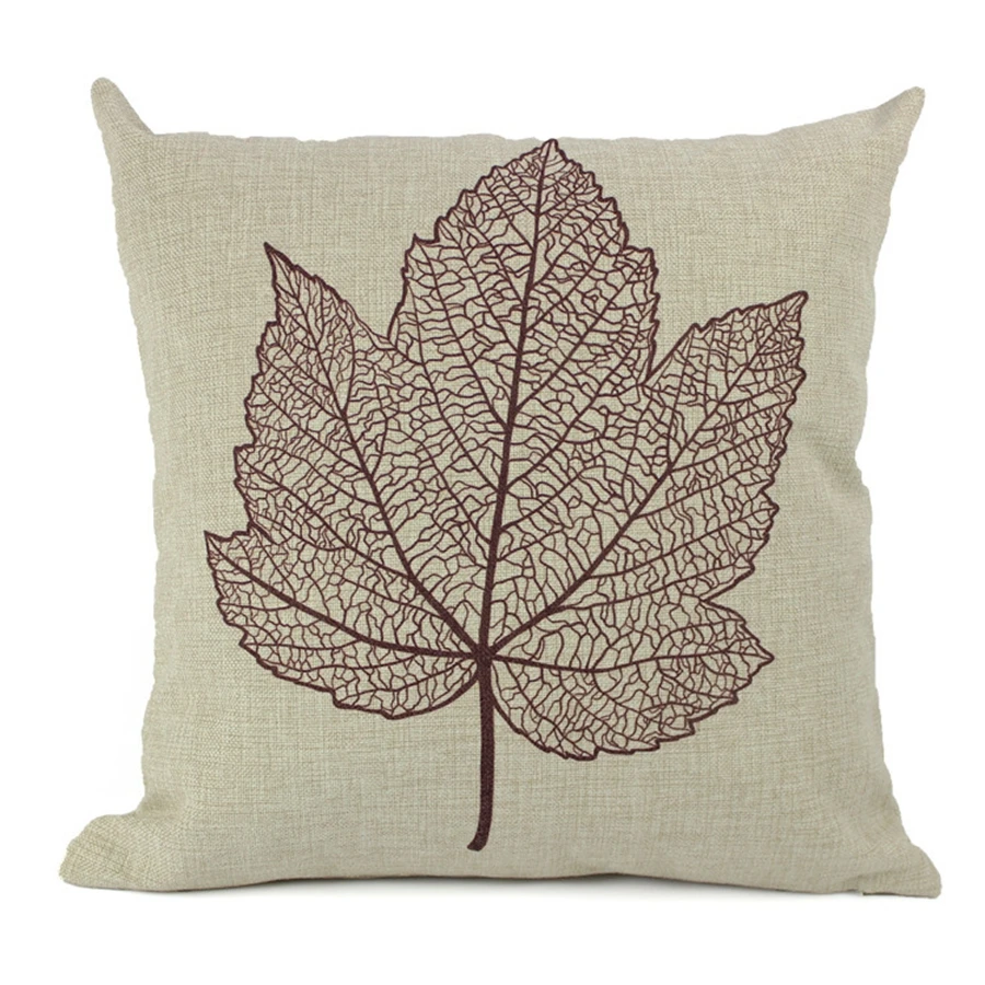 Горячая Распродажа наволочки лист Творческий тема узор Новинка Футболка с