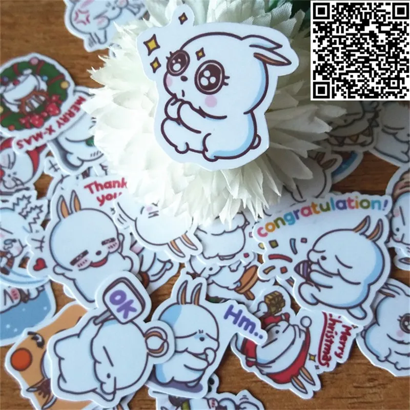 40 шт./лот милые животные стильные смешанные наклейки для детей скейтборд ноутбук