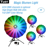 magic blumen effect lights 114 pcs 0 2w rgb 624 channels led dmx dj equipment disco light led wash effect party stage lights