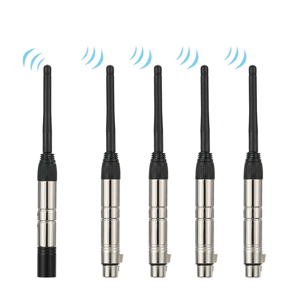 

For DJ Disco Light Party lights DMX512 2.4G ISM Wireless 5PCS Transmitter Receiver Kit for DJ Show Club Disco KTV Stage Light