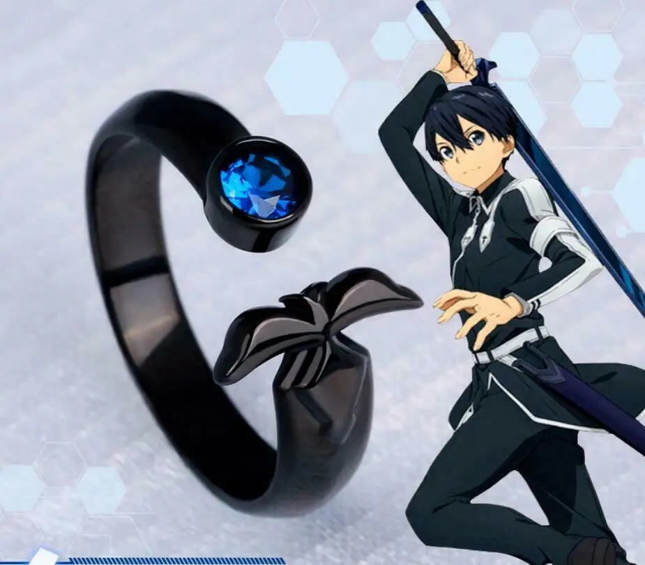 Алисизация: Kirigaya Kazuto Kirito кольцо 925 серебро Cos подарок ювелирное изделие Размеры