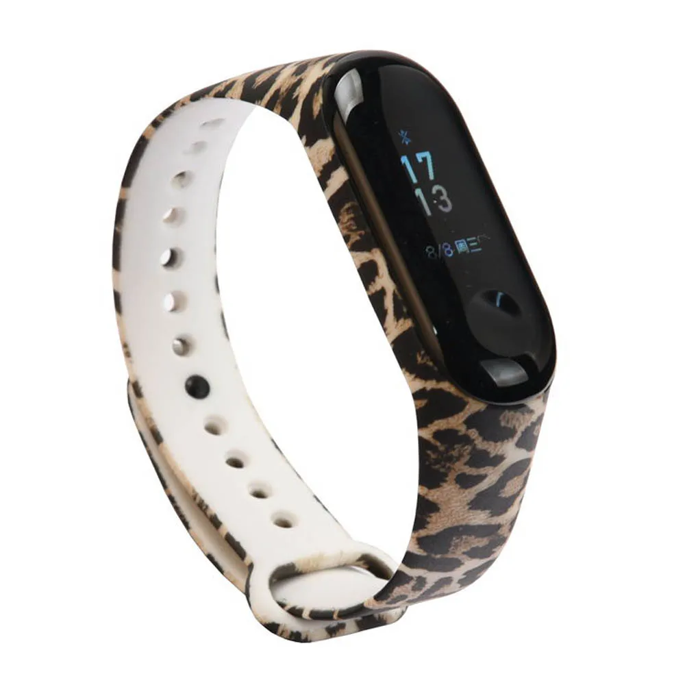 Для Xiaomi Mi Band 4 3 браслет SmartWrist силиконовый ремешок на запястье Замена 10 шт